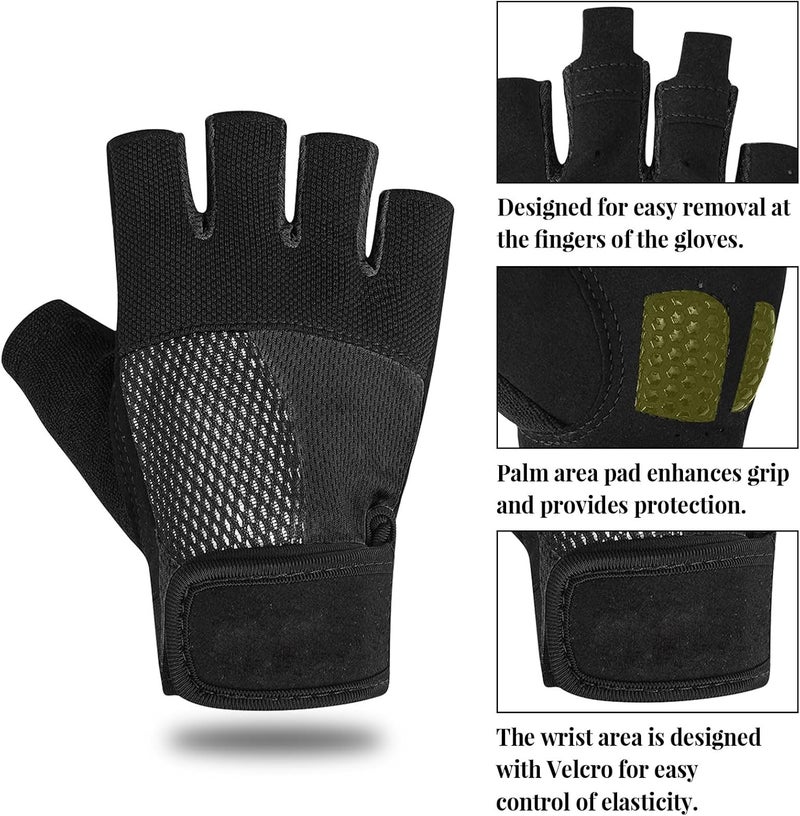 Thapower Kayaking Gloves Half Finger with Resistant Palm and Grip Great for Diving, Sailing, Kayaking and Water Skiing for Men, Women, Youth - Image 2